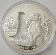 Djibouti 250 Francs 2018 Shapes of Africa Erdmännchen