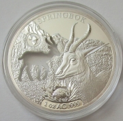 Djibouti 250 Francs 2018 Shapes of Africa Springbock
