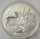 Djibouti 250 Francs 2018 Shapes of Africa Springbok 1 Oz Silver