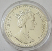 Isle of Man 25 ECU 1995 Ram Silver