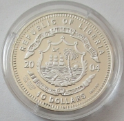 Liberia 10 Dollars 2004 Tiere Hyazinthara