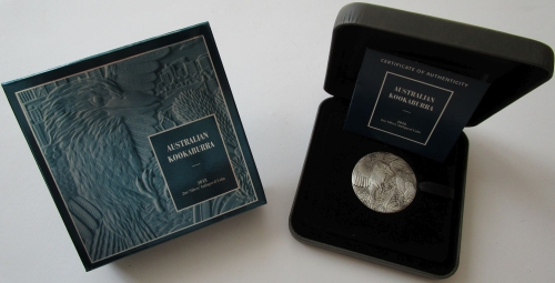 Australia 2 Dollars 2018 Kookaburra High Relief Antiqued 2 Oz Silver