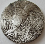 Australia 2 Dollars 2018 Kookaburra High Relief Antiqued 2 Oz Silver