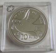 Spain 10 Euro 2015 Eurostar 70 Years World War II Silver