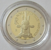 Italy 2 Euro 2021 150 Years Capital Rome Proof