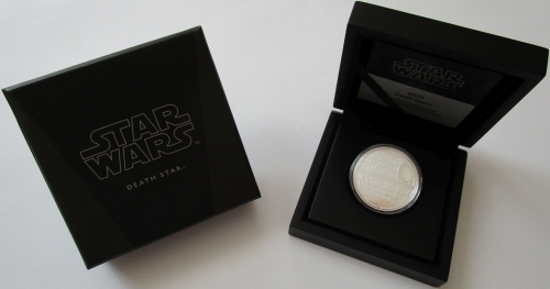 Niue 2 Dollars 2020 Star Wars Death Star 1 Oz Silver