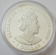Australien 1 Dollar 2020 Spinner Dolphin