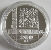 Czech Republic 200 Korun 1999 100 Years Brno University of Technology Silver Proof