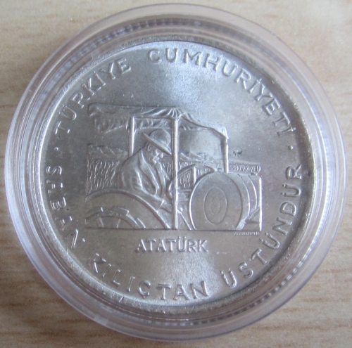 Türkei 150 Lira 1978 FAO Traktor BU
