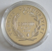 Türkei 2500000 Lira 1998 Mustafa Kemal Atatürk