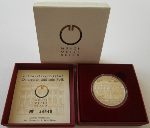 Österreich 10 Euro 2003 Schloss Schönbrunn PP