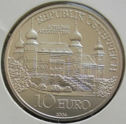 Austria 10 Euro 2004 Schloss Artstetten Silver BU