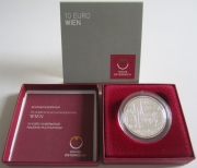 Austria 10 Euro 2015 Regions Wien Silver Proof