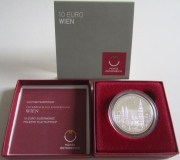 Austria 10 Euro 2015 Regions Wien Silver Proof