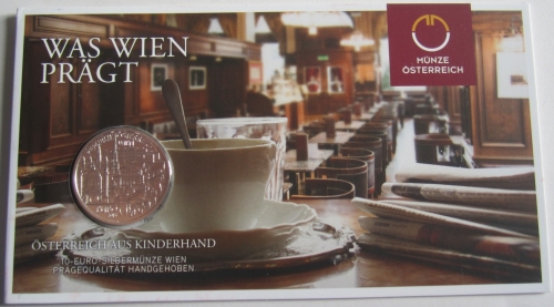 Austria 10 Euro 2015 Regions Wien Silver BU