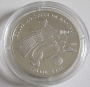 Benin 1000 Francs 2002 Football World Cup in Italy Silver