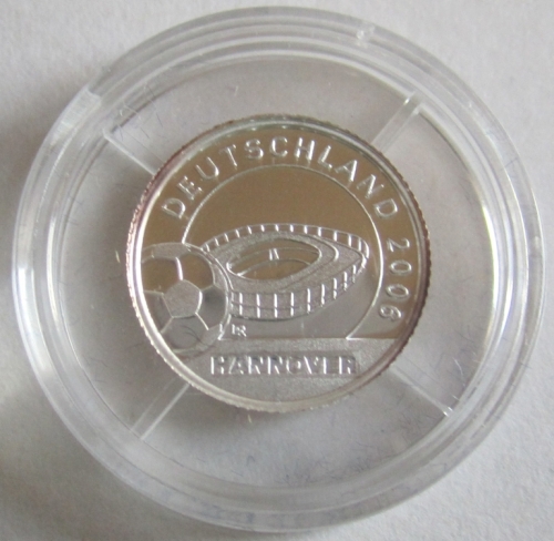 Liberia 1 Dollar 2004 Fußball-WM in Deutschland Hannover