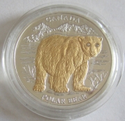 Liberia 10 Dollars 2004 Wildlife Polar Bear Silver