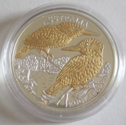 Liberia 10 Dollars 2004 Wildlife Kookaburra Silver