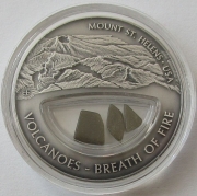 Fiji 10 Dollars 2013 Volcanoes Breath of Fire Mount St....