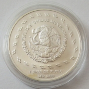 Mexico 5 Pesos 1998 Pre-Columbian Era Quetzalcoatl 1 Oz...