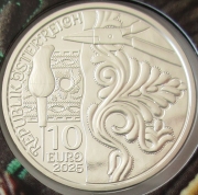 Austria 10 Euro 2025 Gschneizt & Kampelt Aufbrezeln Silver BU