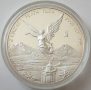 Mexiko Libertad 2 Oz Silber 2009 PP