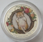 Australien 50 Cents 2021 Dreaming Down Under Baby Dingo