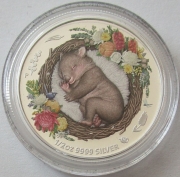 Australien 50 Cents 2021 Dreaming Down Under Baby Wombat
