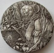Australia 2 Dollars 2017 Koala 2 Oz Silver High Relief...