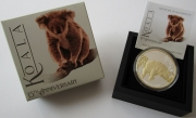 Australia 3 Dollars 2022 15 Years Koala 3 Oz Silver Gilded