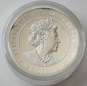 Australia 1 Dollar 2023 Australian Kangaroo 1 Oz Silver High Relief Coloured