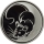 Russland 3 Rubel 2008 Lunar Ratte