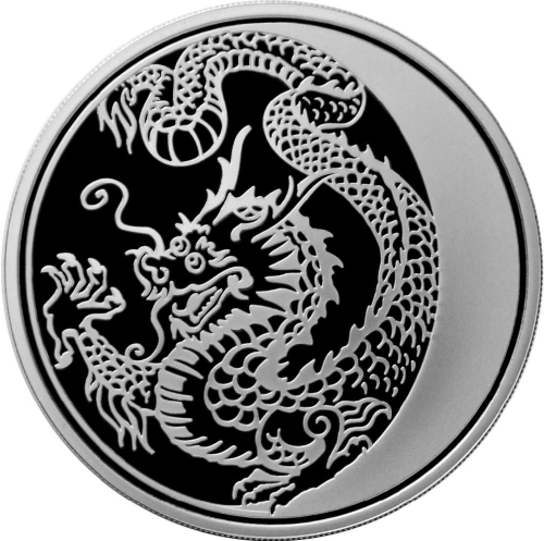 Russland 3 Rubel 2012 Lunar  Drache