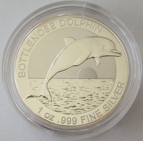 Australia 1 Dollar 2019 Bottlenose Dolphin 1 Oz Silver