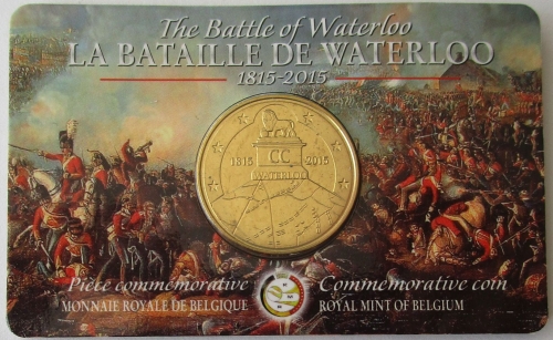 Belgium 2 1/2 Euro 2015 200 Years Battle of Waterloo