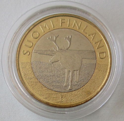 Finland 5 Euro 2015 Regions Lappi BU