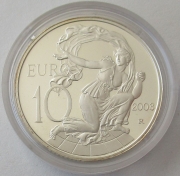 Italy 5 + 10 Euro 2003 1 Year Euro Cash Silver Proof
