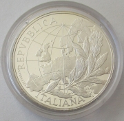 Italy 5 + 10 Euro 2003 1 Year Euro Cash Silver Proof