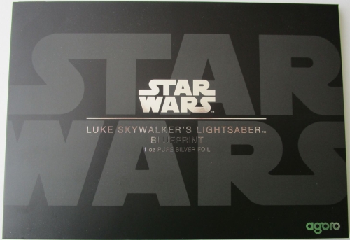 Niue 2 Dollars 2025 Star Wars Blueprint Luke Skywalkers Lightsaber
