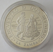 Argentina 25 Pesos 1997 Ibero-America Dances La Zamba Silver