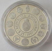 Argentina 25 Pesos 1997 Ibero-America Dances La Zamba Silver