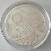 France 10 Euro 2025 100 Years Roland Garros French Open Silver