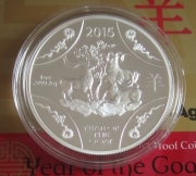 Australia 1 Dollar 2015 RAM Lunar Goat 1 Oz Silver