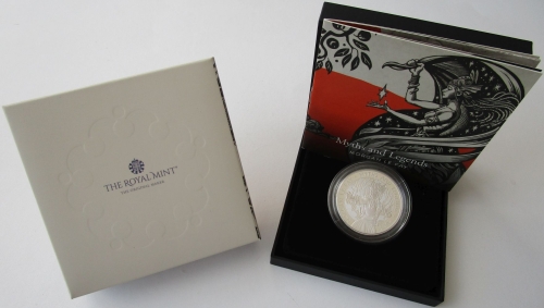 United Kingdom 2 Pounds 2023 Myths & Legends Merlin 1 Oz Silver Proof