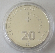 Schweiz 20 Franken 2020 150 Jahre Feuerwehrverband BU