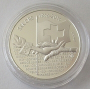 Schweiz 20 Franken 2016 150 Jahre Rotes Kreuz BU