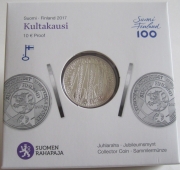 Finland 10 Euro 2017 Eurostar Golden Age Silver