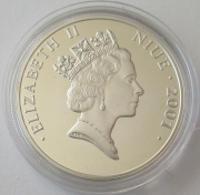 Niue 10 Dollars 2001 Schiffe Uranie