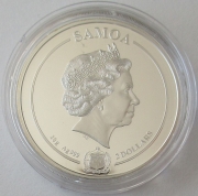 Samoa 2 Dollars 2022 Olympics Beijing Speed Skating Silver